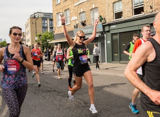 Runner in the Hackney Half