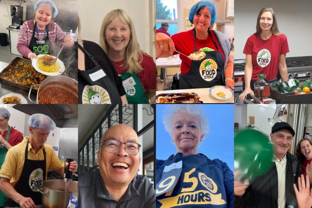 Group of FoodCycle volunteers